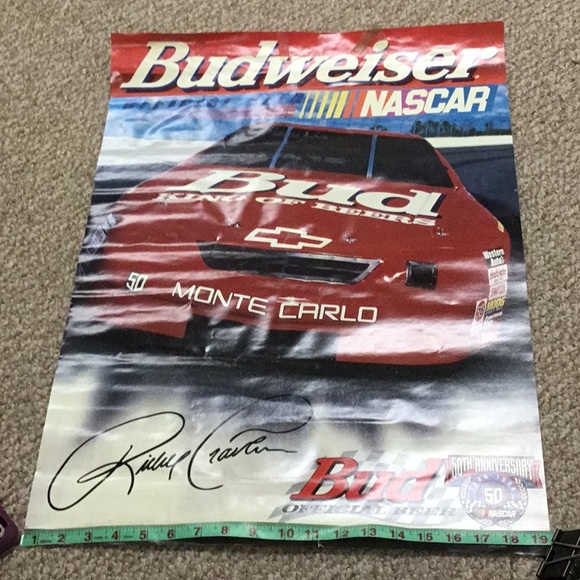 Budweiser NASCAR poster